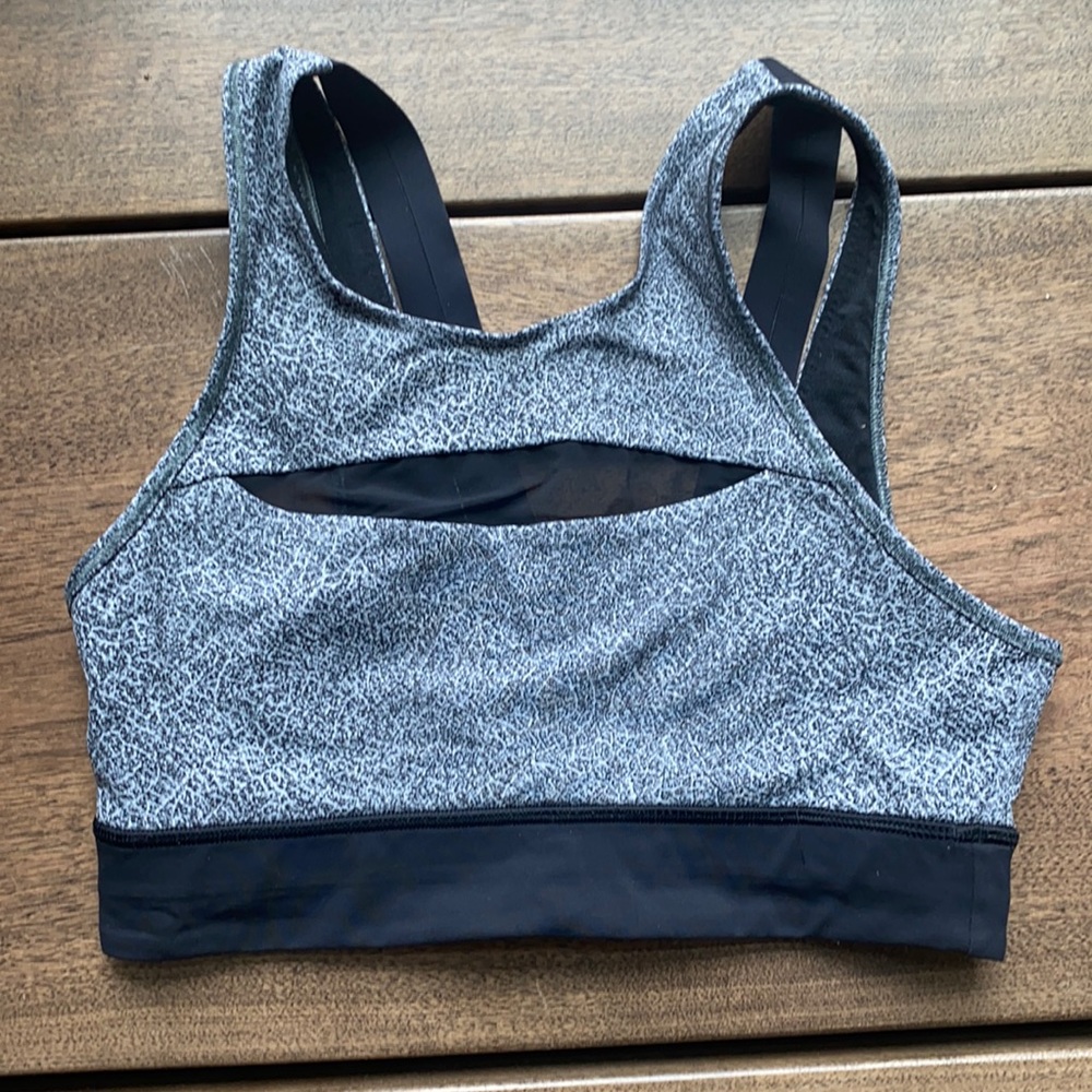 High neck peekaboo Lululemon bra